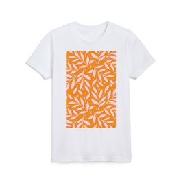 Pretty branches - orange and pink Kids T Shirt