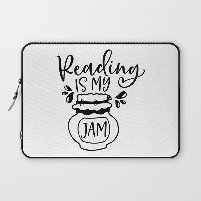 Reading Is My Jam Laptop Sleeve