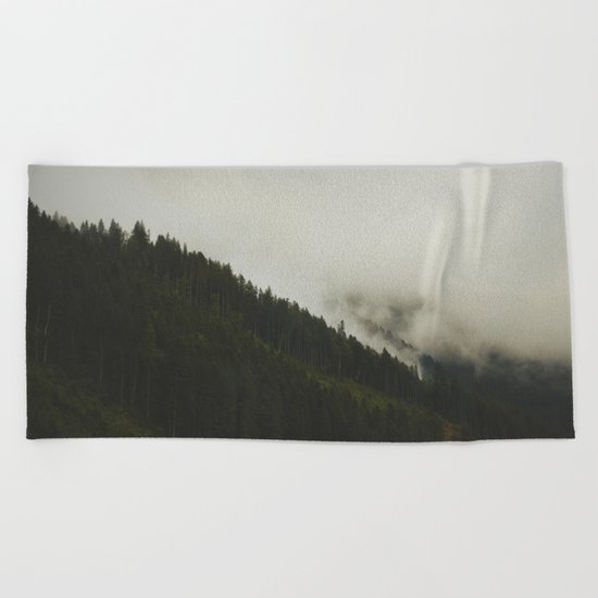 Evergreen Mist Beach Towel