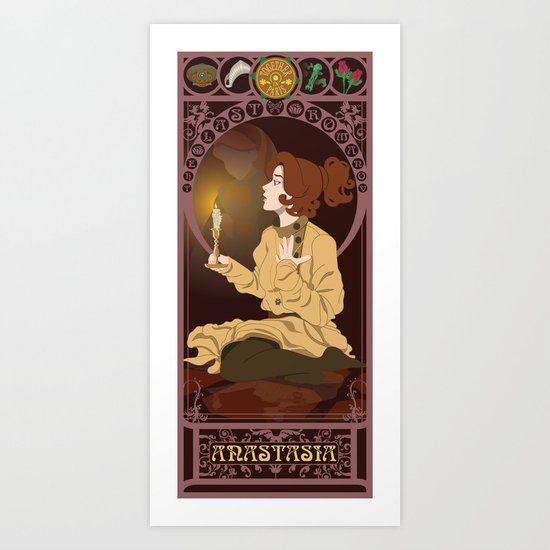 Anastasia Nouveau - Anastasia Art Print