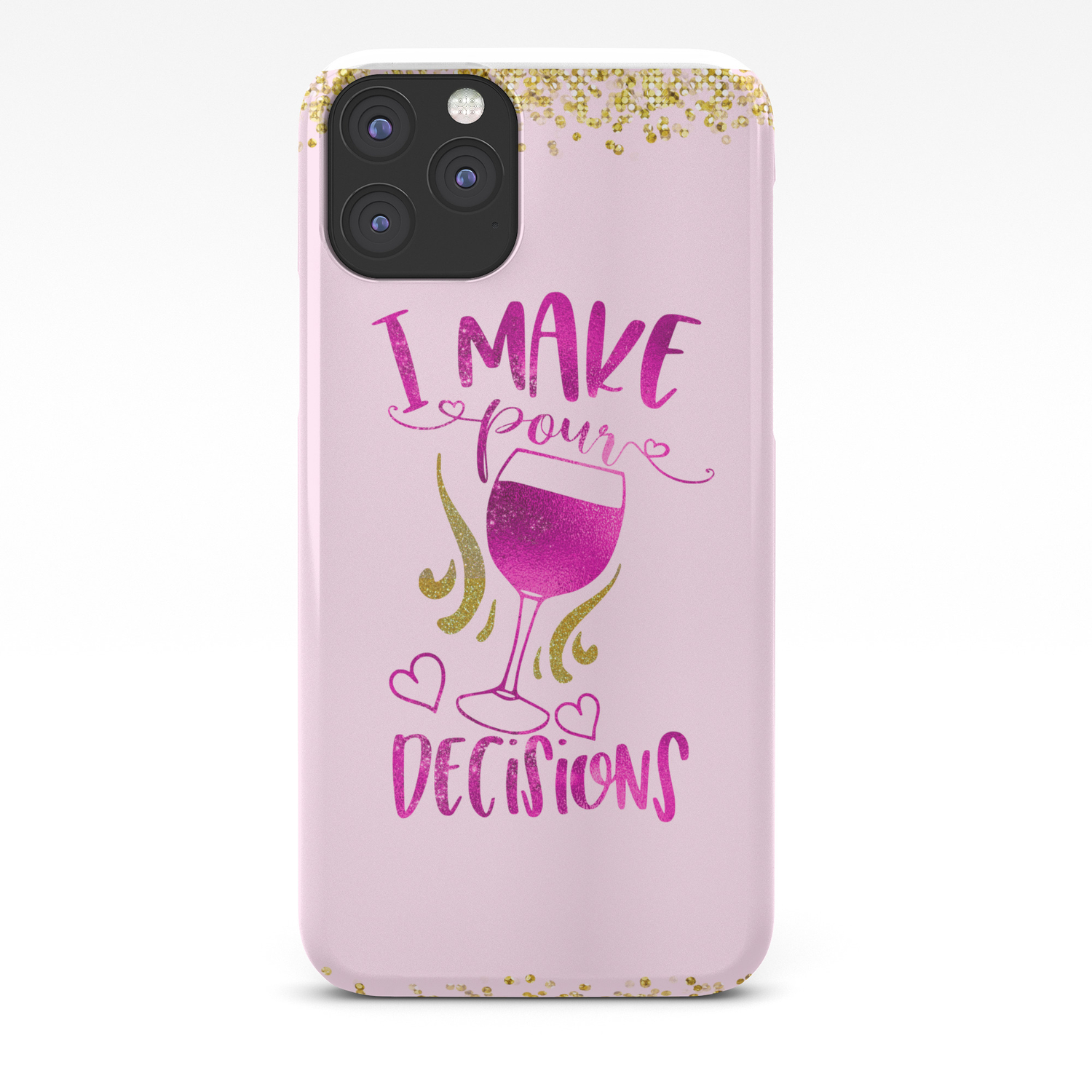I Make Pour Decisions Funny Quotes Iphone Case By Nicdesigns