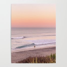 Sunrise Surfer Poster