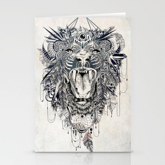 Lion Stationery Cards