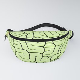 Zombie Brains in Lime Large Fanny Pack