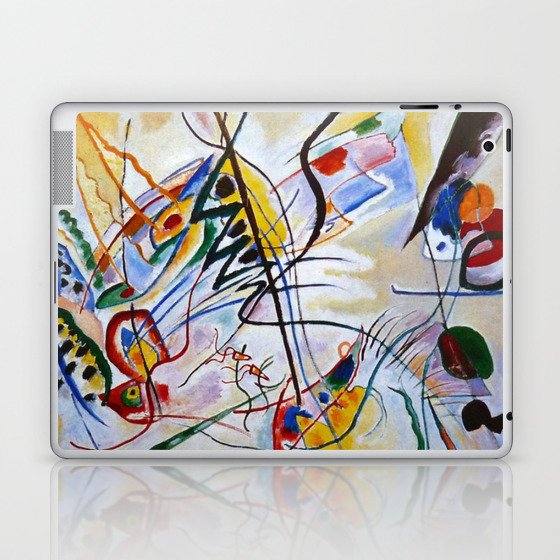 Wassily Kandinsky Violet Wedge Laptop & iPad Skin