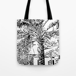 Palm tree Tote Bag