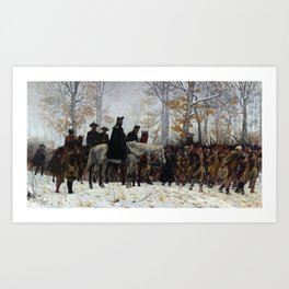 The March to Valley Forge by William Brooke Thomas Trego Art Print