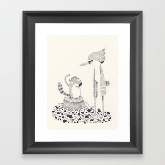 regular show Framed Art Print