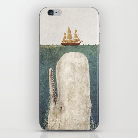 The Whale - vintage option iPhone & iPod Skin