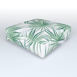 Dushi Fan Palm Bliss #4 #tropical #decor #art #society6 Outdoor Floor Cushion