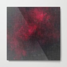 Dark burgundy red Metal Print | Rough, Stains, Graphicdesign, Goth, Scrapbook, Vintage, Wall, Shabby, Black, Surface 