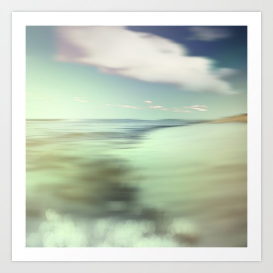 Beach days Art Print