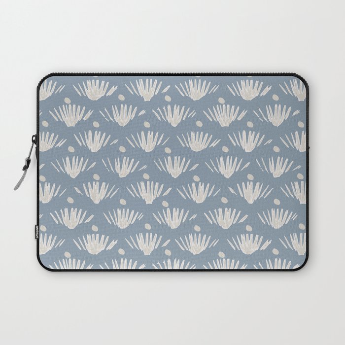 Strokes - Aleutian Blue + White Laptop Sleeve