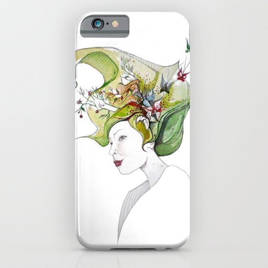 spring lady iPhone & iPod Case