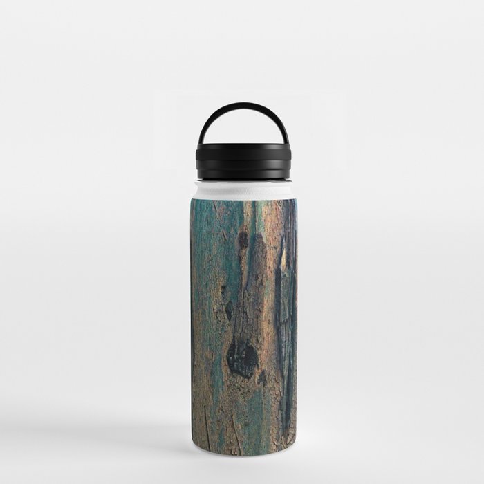 Eucalyptus Tree Bark and Wood Abstract Natural Texture 61 Water Bottle