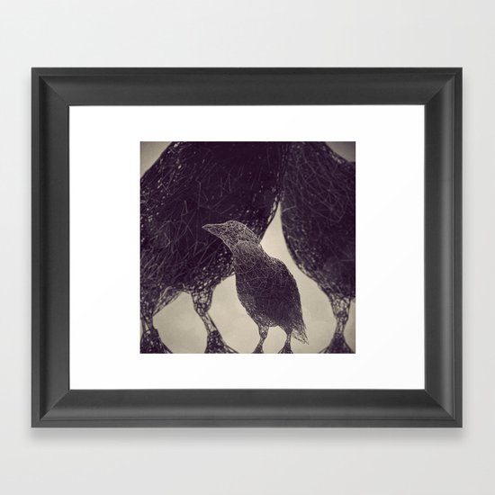 Mr Magpie Framed Art Print