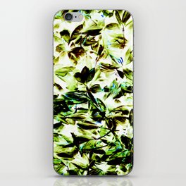 green floral fairy bed iPhone Skin