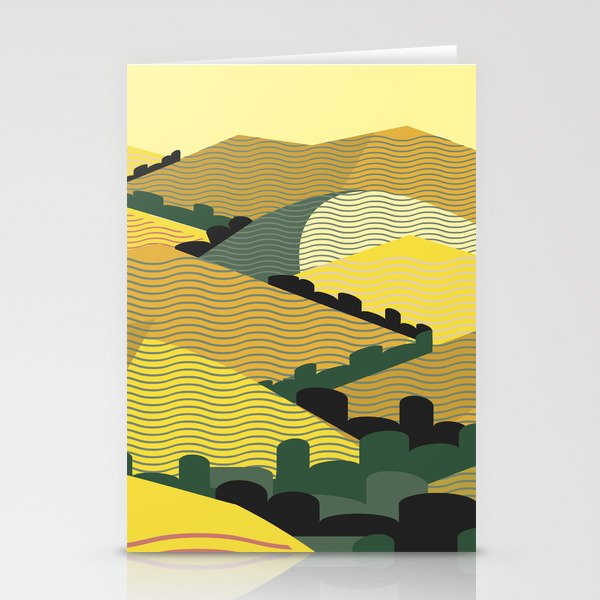 California Hills Stationery Cards