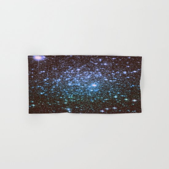 Winter Blues Galaxy Stars Hand & Bath Towel