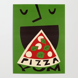 Yum Pizza Poster