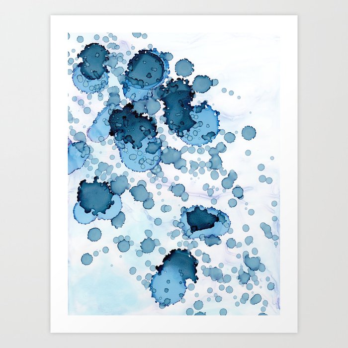 Underwater Dreams | Ink Splash Art Print
