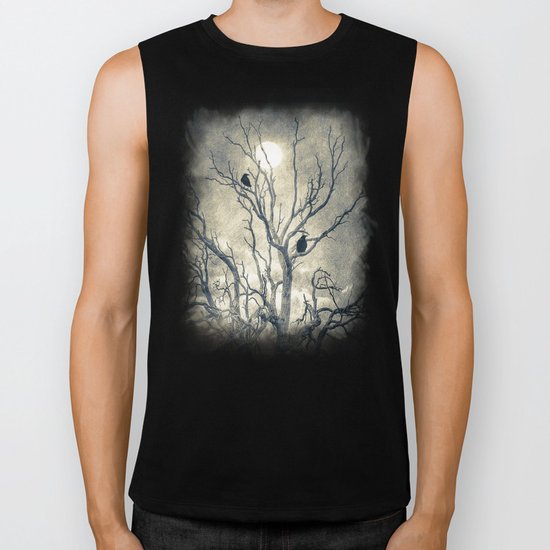 Raven's shelter II (colour option) Biker Tank