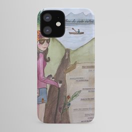 not all who wander are lost iPhone Case
