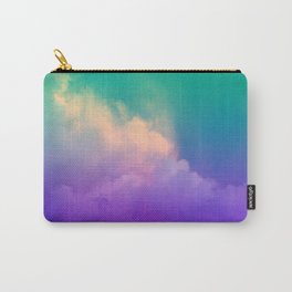 Gradient Rainbow Cloud Carry-All Pouch
