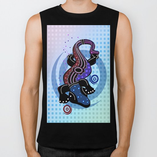 Lizard 4 circle Biker Tank