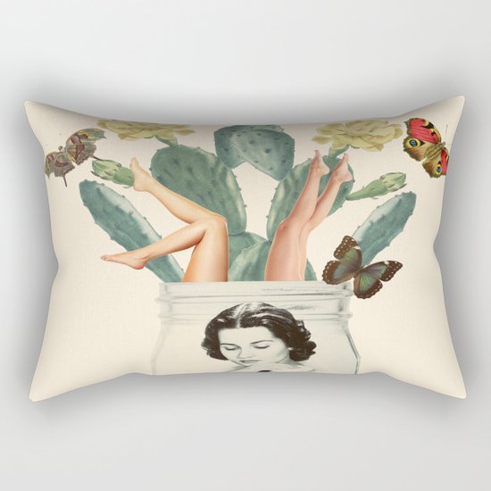 Jars of beauty Rectangular Pillow