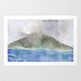 Sakura-jima Art Print