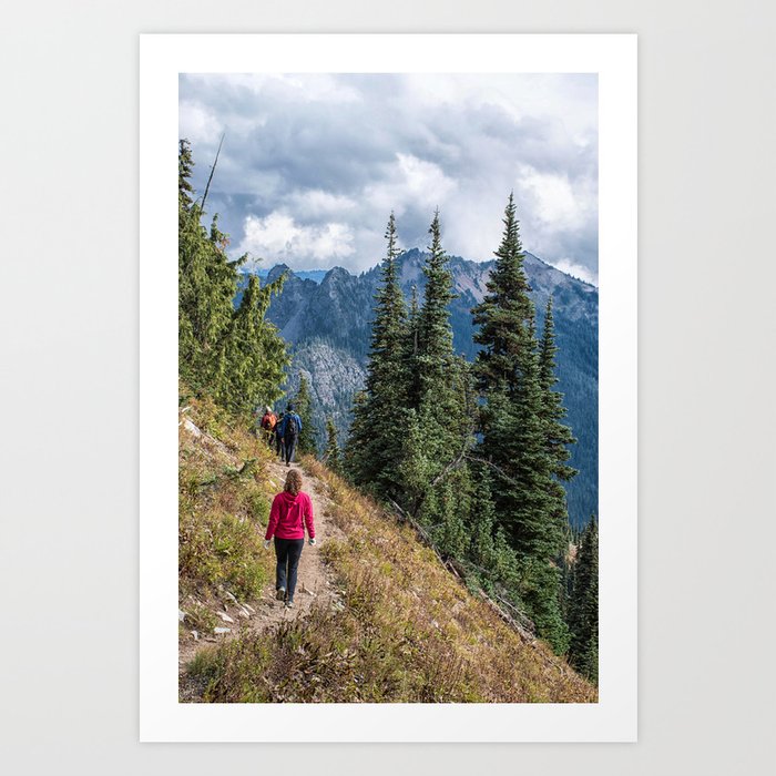 Pacific Crest Trail, Chinook Pass, Washington Art Print