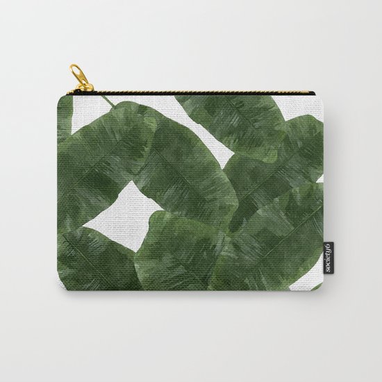 Banana Leaves V2 #society6 #decor #buyart Carry-All Pouch