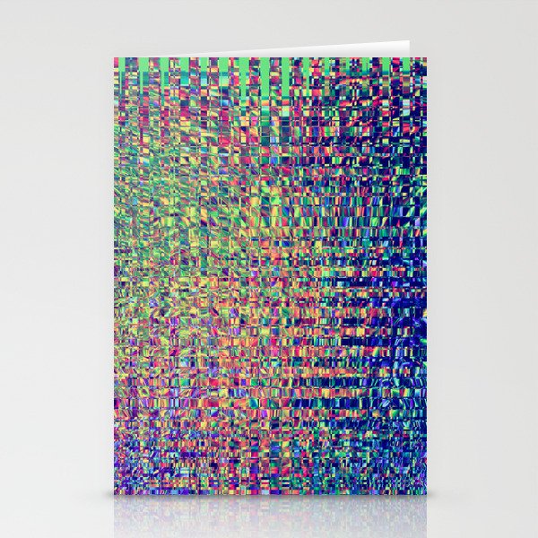 Glitch That Diffraction Stationery Cards