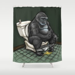 gorilla Shower Curtain