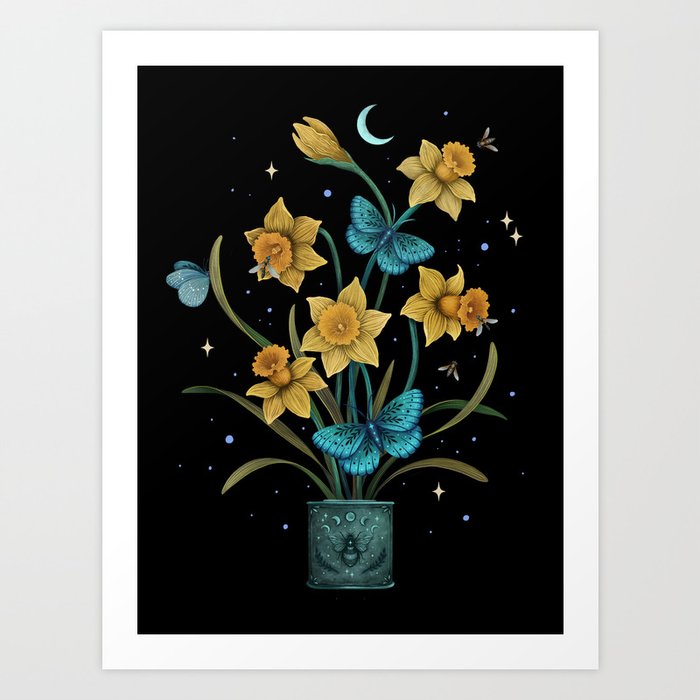 Daffodil - March Flower Art Print