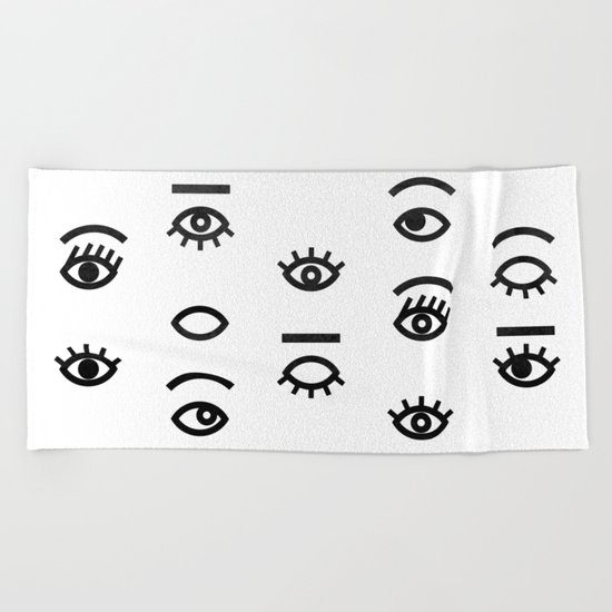 eyes II Beach Towel