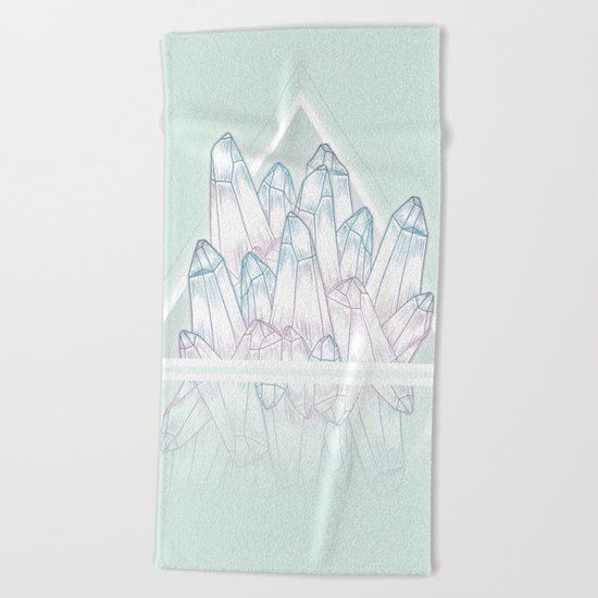 Crystals Beach Towel