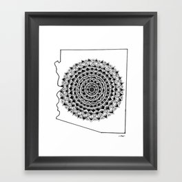 Arizona Mandala Framed Art Print