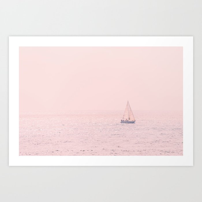 Sail to the dreamland and find your utopia  Art Print