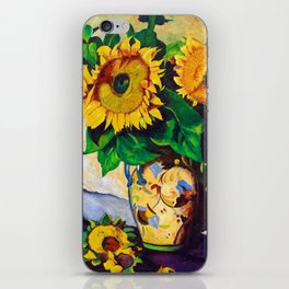 Heinrich Nauen Sunflowers in a Vase iPhone Skin