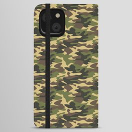 Army Fatigue Camo iPhone Wallet Case