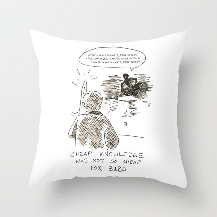 Cheap Knowledge Throw Pillow By Tophiornottophi Society6
