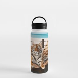 Tigers Tan Time Water Bottle