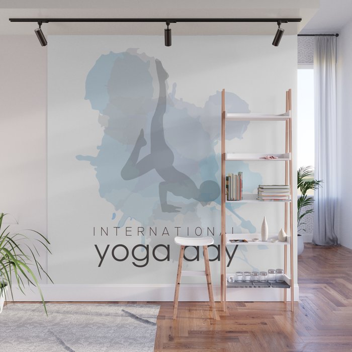International yoga day workout  Wall Mural