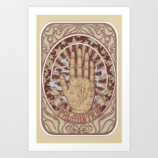Palmistry Art Print