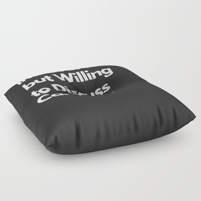 Spiritual Asian Cao Cao Tee Floor Pillow