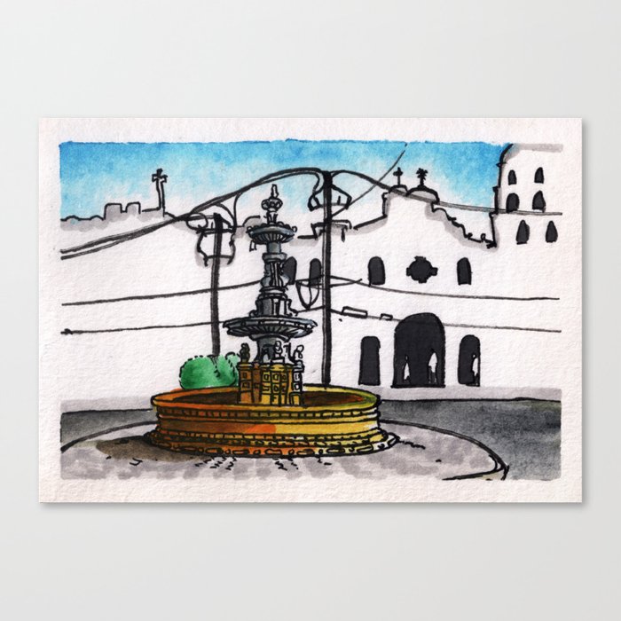 Philippines : Carriedo Fountain Canvas Print