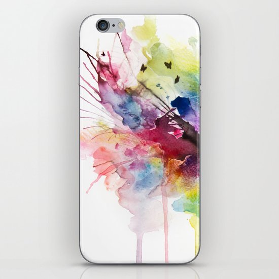 skies on fire iPhone & iPod Skin