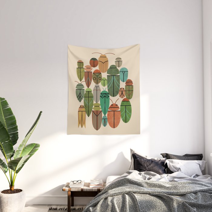 Earthy wall tapestries clearance